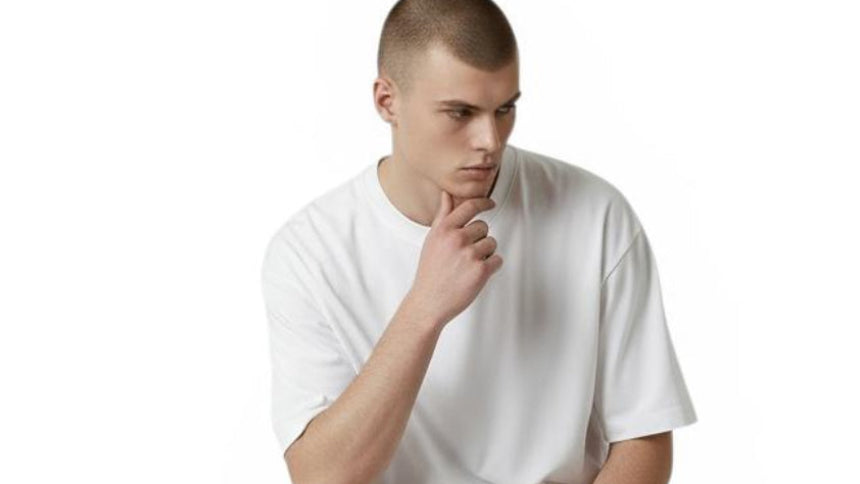 Classic white plain t shirt for men
