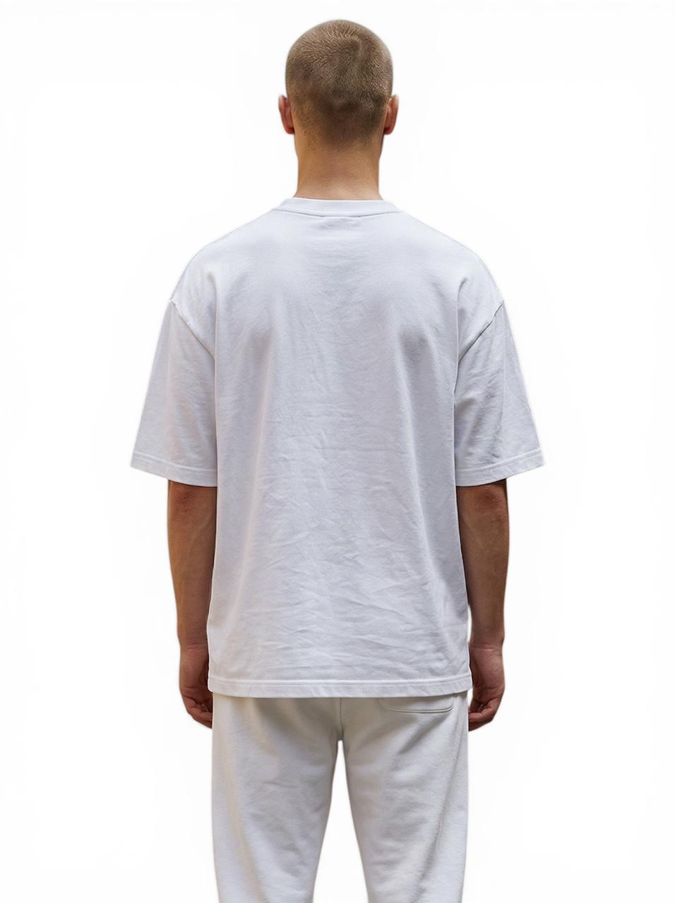 Classic white plain t shirt for men