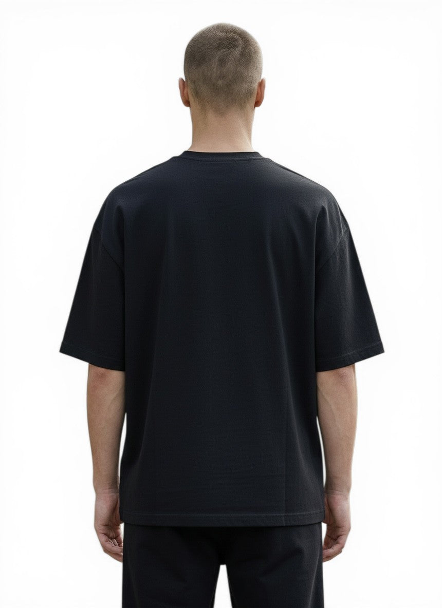 Classic black plain t shirt